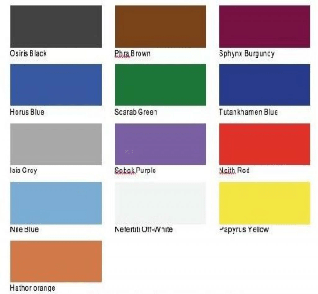 pyramids Fire Rated color examples